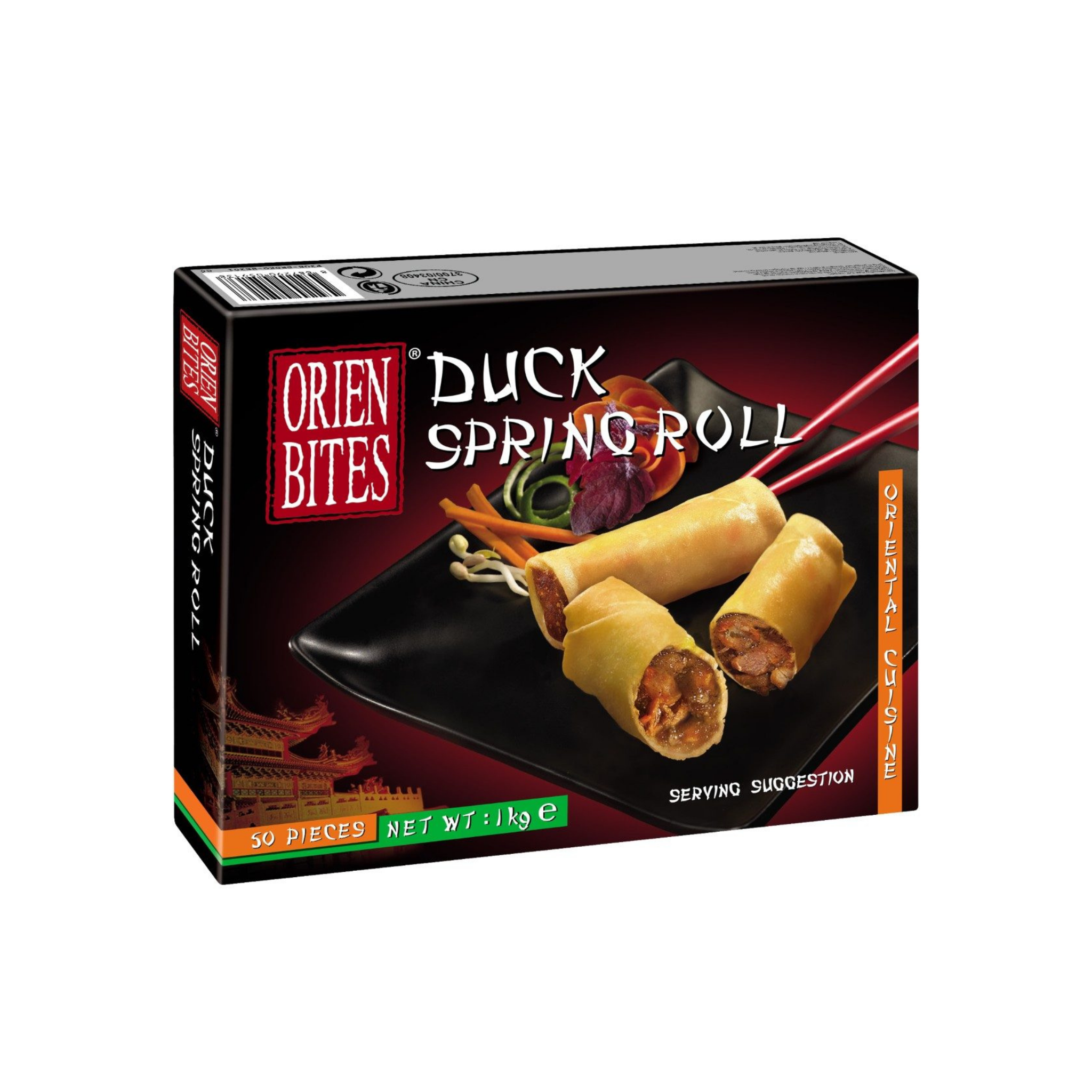 10077 - Mini crepe de pato cx 6*1kg 50un*20g OB105 emb